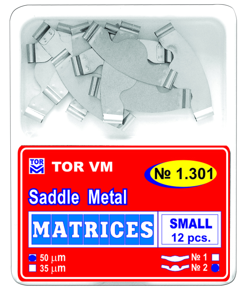 Matrici dentare Saddle plate-parte centrala flexibila MICI TOR VM 12 buc
