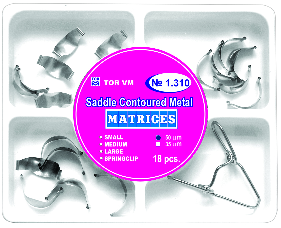 Kit Matrici Metalice Saddle Conturate asortate TOR VM 18 buc/kit
