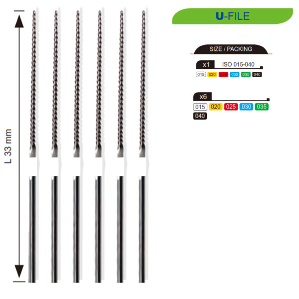 Ace ultrasunete U File otel inoxidabil #15