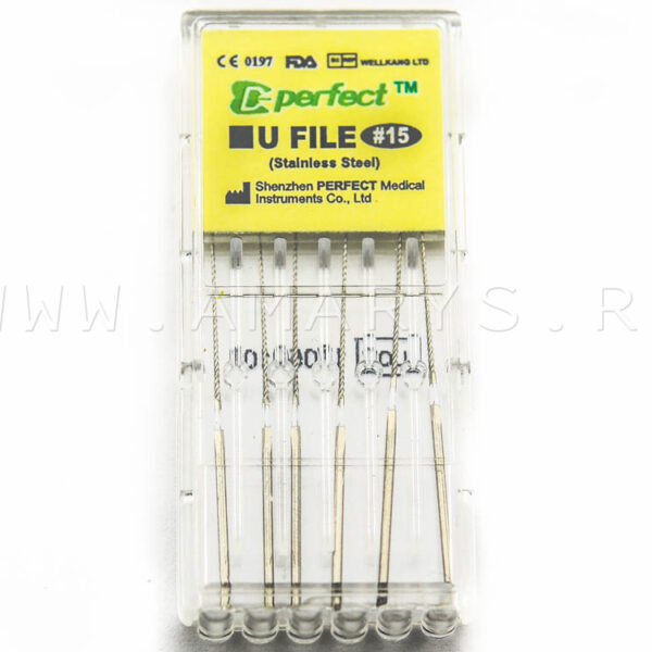 Ace ultrasunete U File otel inoxidabil #15