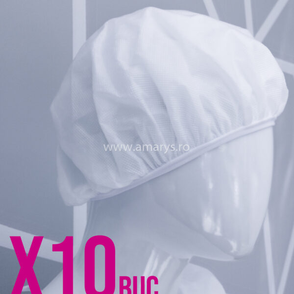 Set 10 Bonete impermeabile autoclavabile Polipropilena TNT 60 Gr/Mp