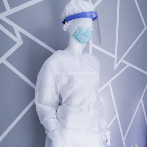 Halat (tip chirurgical) impermeabil autoclavabil Polipropilena TNT 60 Gr/Mp