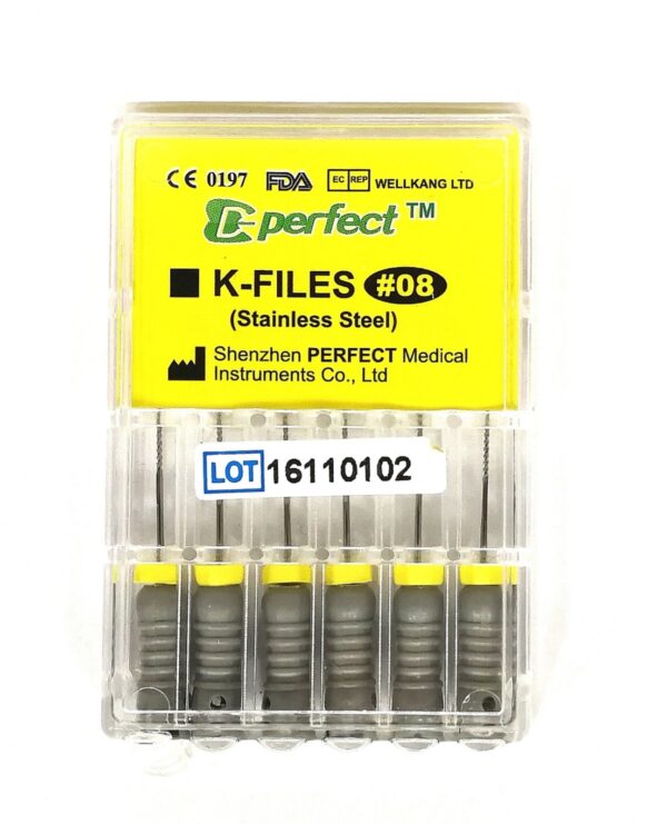 Ace K-FILES Stainless Steel #08 (GRI) D-perfect - Amarys.ro ...