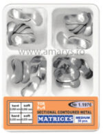 Kit matrici metalice sectionale conturate MEDII TOR VM 30buc/kit