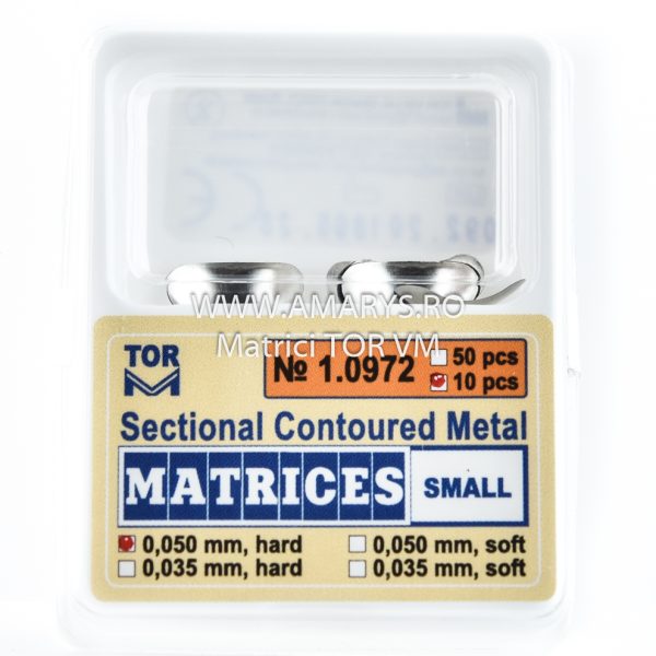 Matrici Metalice Sectionale TOR VM MICI 0.05 HARD 10buc/Set