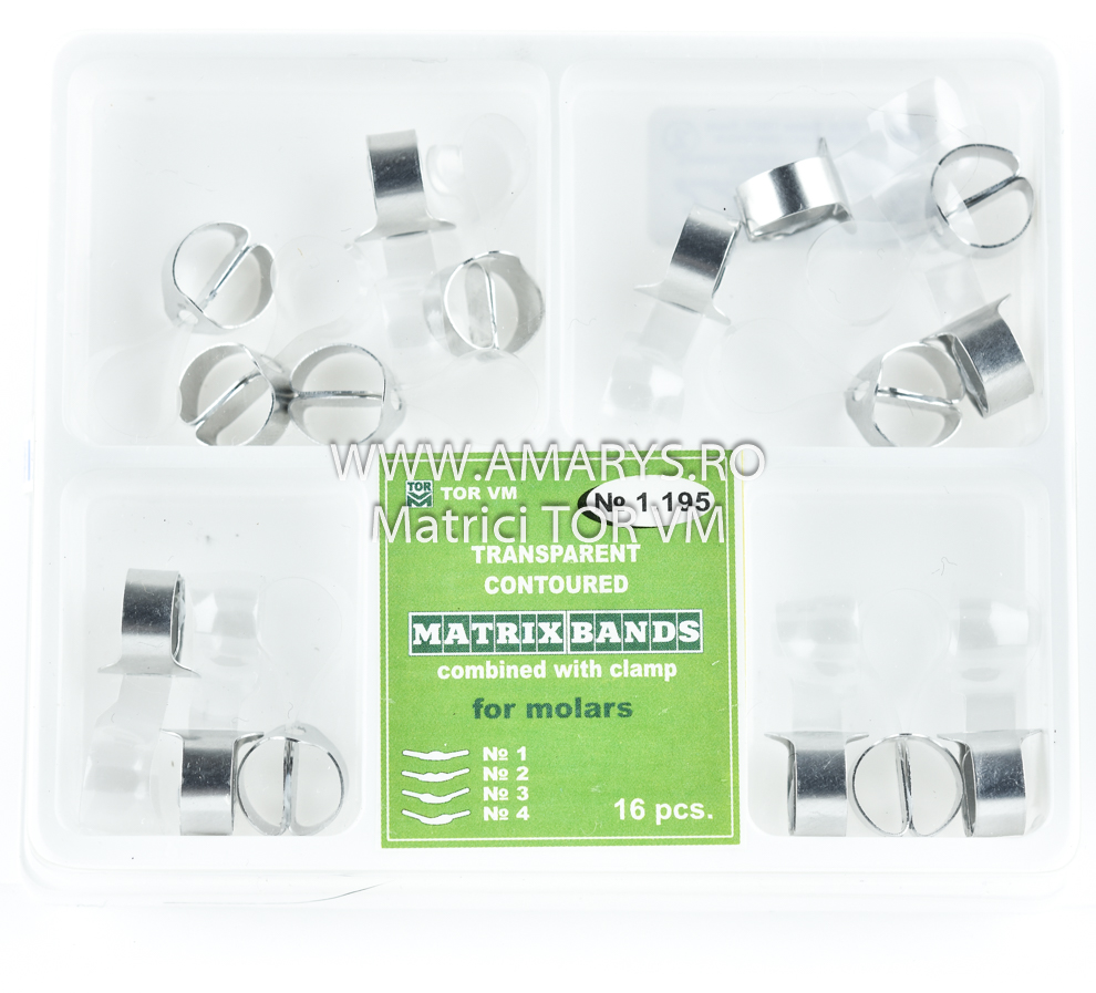 Matrici Transparente Preconturate Molari 16buc