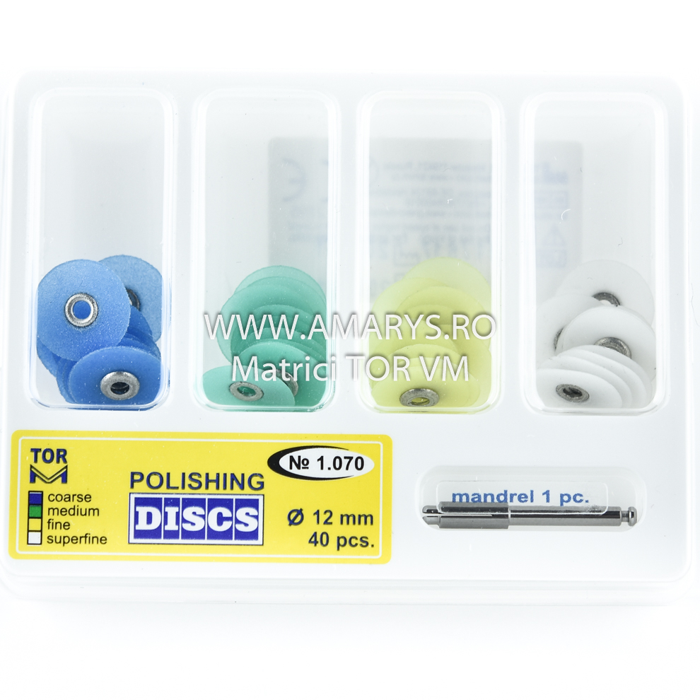 Discuri Finisat Set Asortate + Mandrina TOR VM