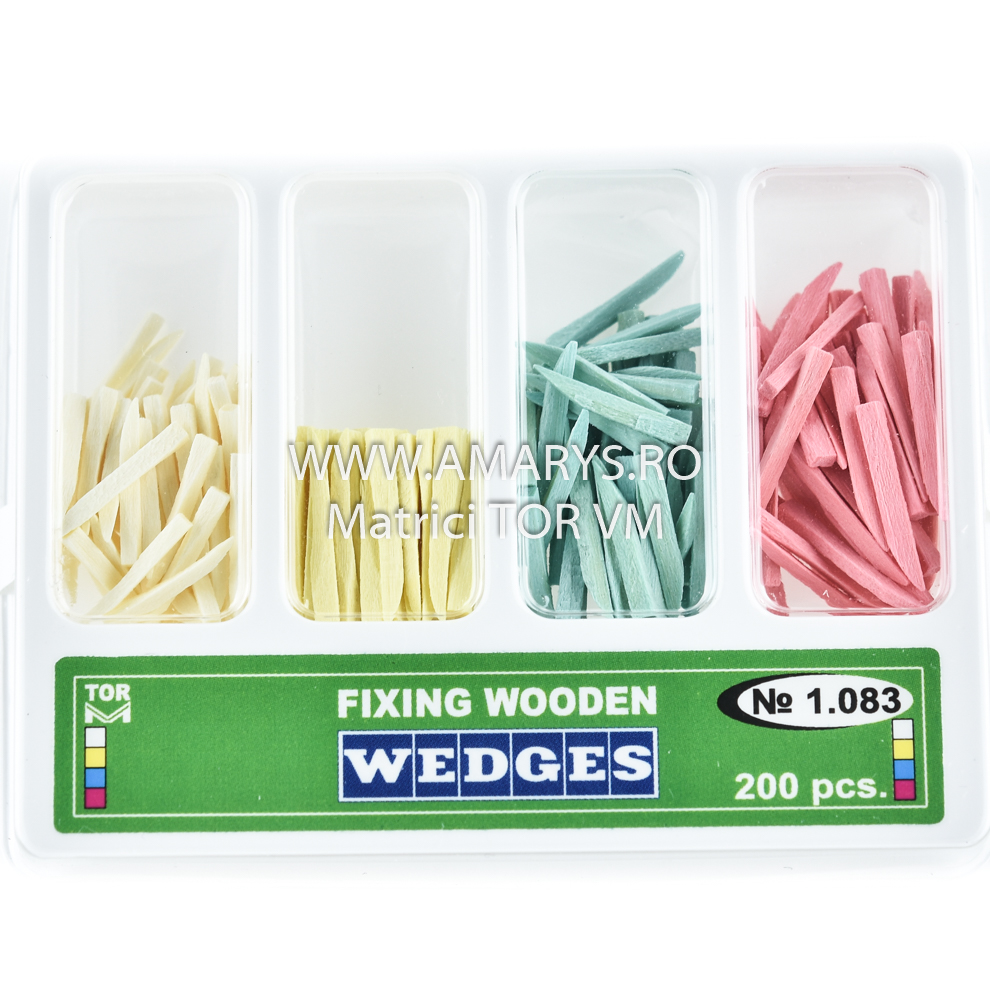 Pene Interdentare Lemn Asortate 200 buc TOR VM 