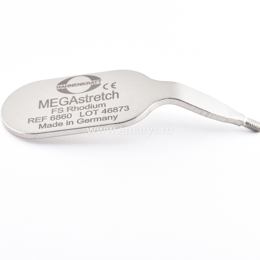 Oglinda dentara HAHNENKRATT MEGAstretch 18x33 mm FS Rhodium