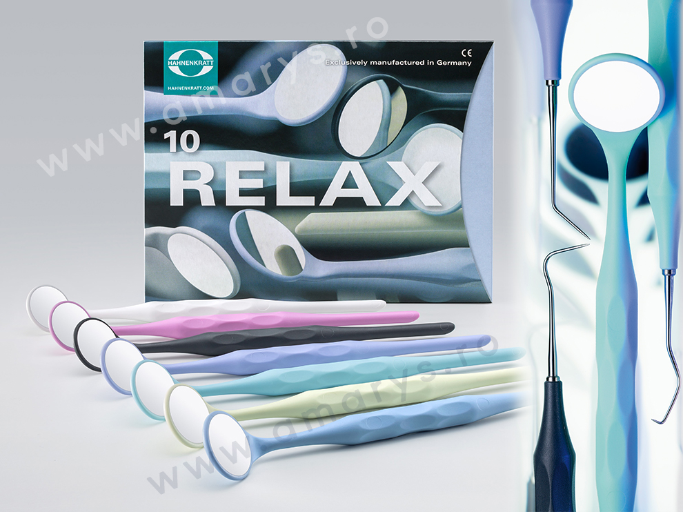 Oglinda dentara cu maner RELAX FS ULTRA - 10buc