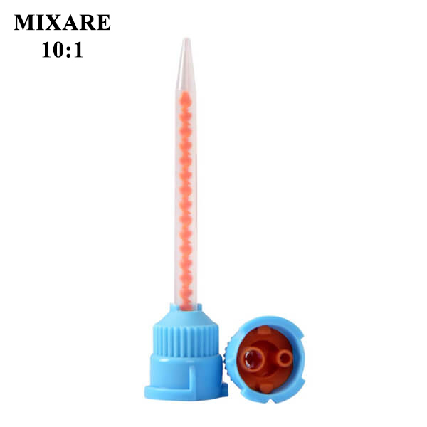 Varfuri mixare 10:1 albastru/rosu - 50 buc