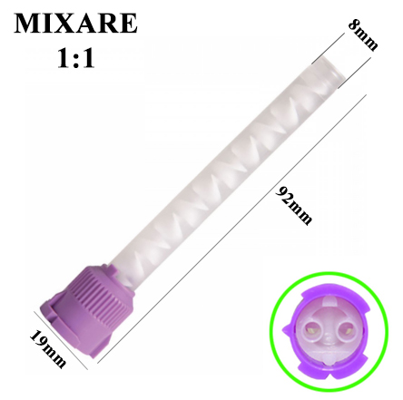 Varfuri mixare 1:1 mov (3M Impregum) - 50 buc